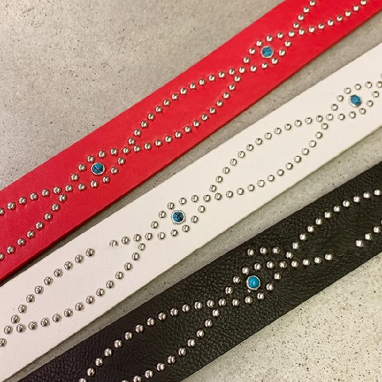 Adjustable Metal Studded Waist Belt Premium PU Leather Gothic Punk Fashion Accessory for Women Girls