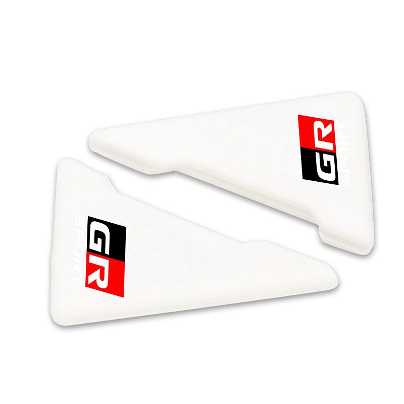 2Pcs Car Door Corner Silicone Protective Anti-Collision Cover for Toyota Trd Prado Aqua Hilux Rav4 Camry Prius TRD Venza GR