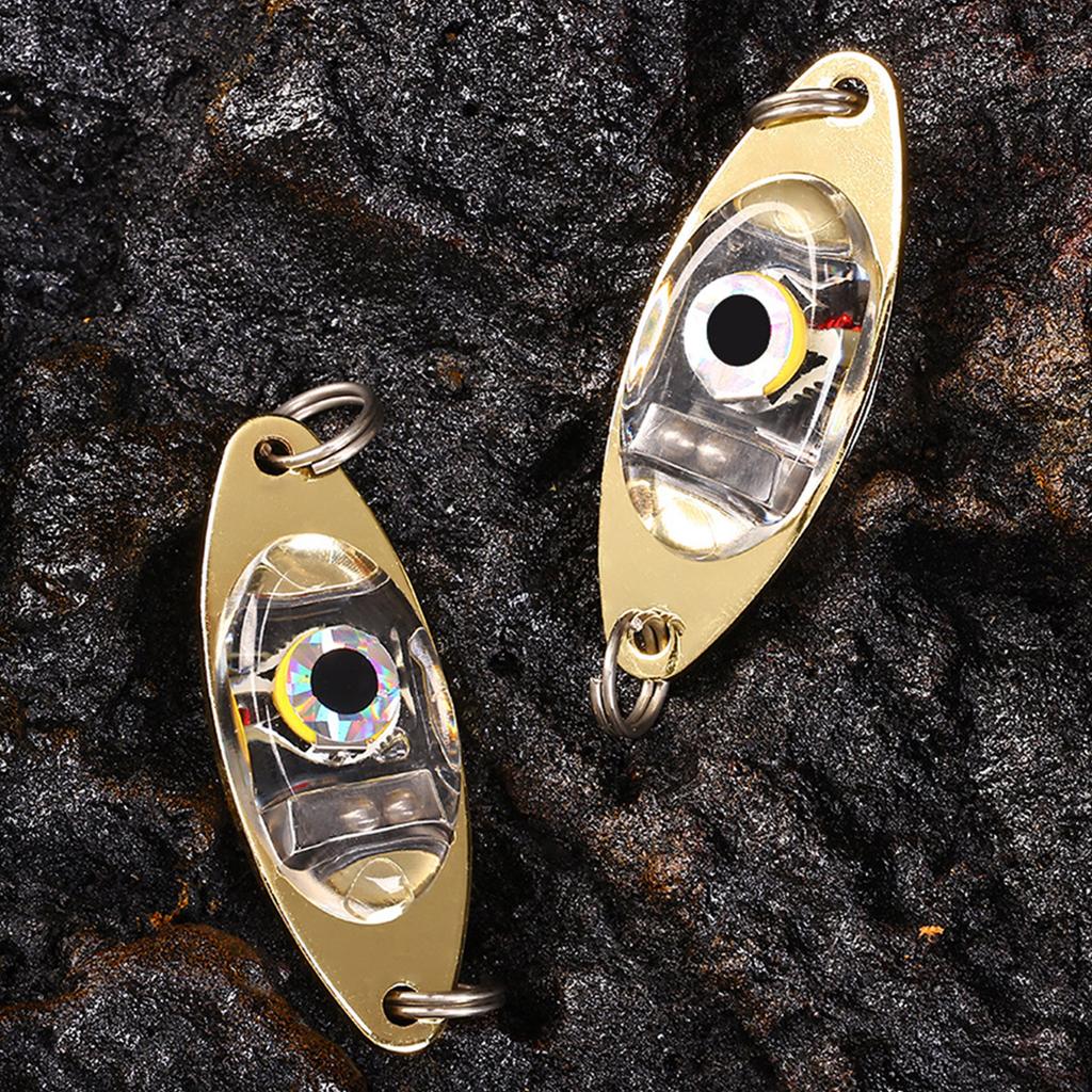 LED Lighted Baits Flasher LED Fishing Lures Underwater Flasher Saltwater Trolling Deep Drop Fishing Lures Fishing Spoons