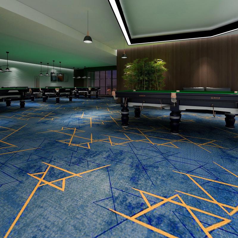 Billiard & Table Tennis Room Carpet - Full Coverage, Wear-Resistant, Flame Retardant, Soundproof