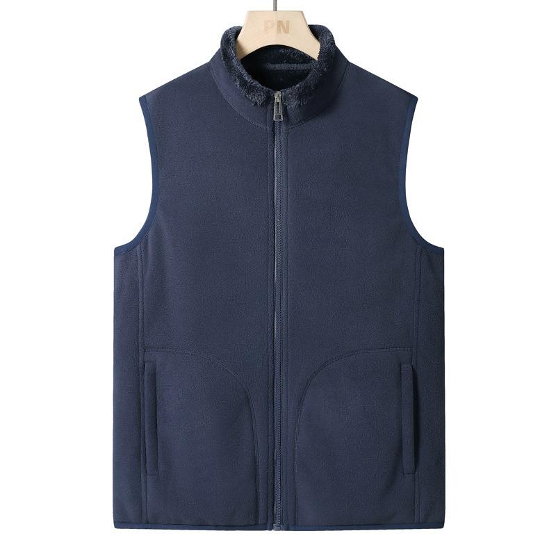Unisex Sleeveless Warm Vest Inner Outer Wear Casual Waistcoat