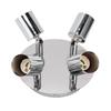 GU10 Lamp Holder 4 Head Ceiling Light Base Adjustable Lamp Holder for Bedroom Kitchen 85‑265V