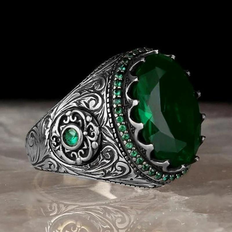 

CAOSHI Fashion Vintage Silver Color Rings for Women Gorgeous Engraved Pattern Design Party Jewelry Gift Personalized Accessories 6