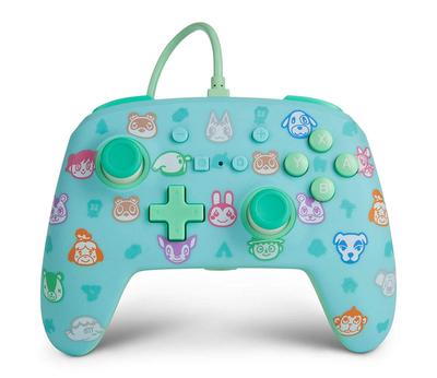 PowerA Lizenzierter Nintendo Gaming-Controller mit Animal Crossing Design [Offizielles Produkt] [Gebraucht]