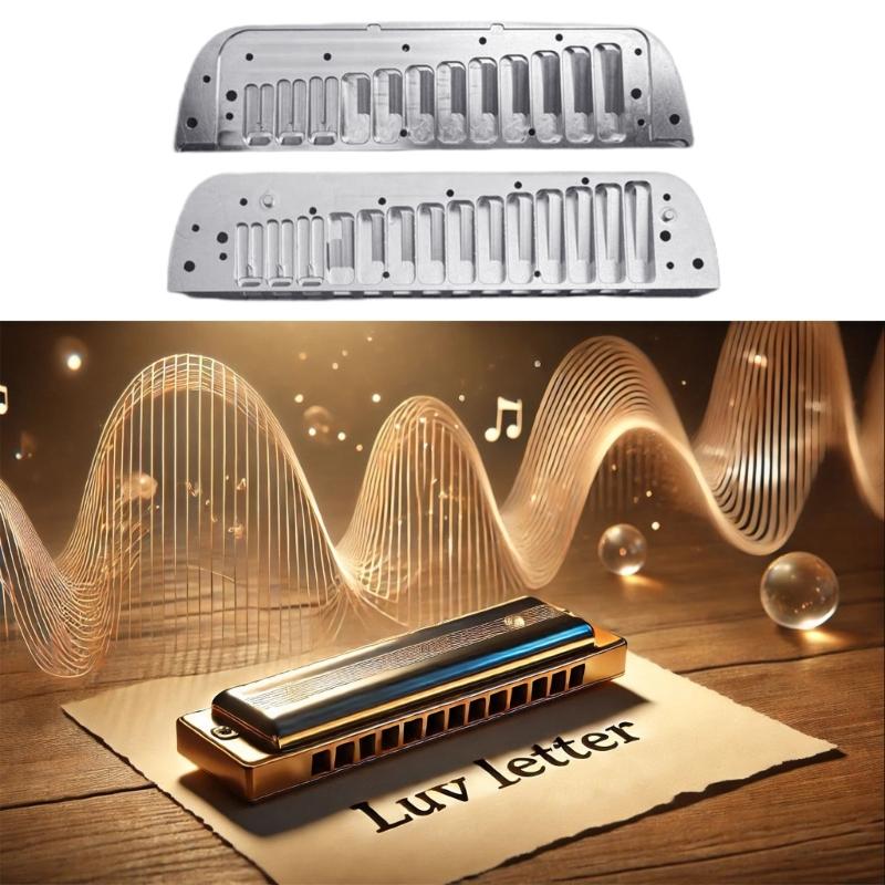 Aluminum Smooth C Key Harmonica Mouth Organ Metal Comb Harmonica for Easy Play and Quick Assembly Easy To Use