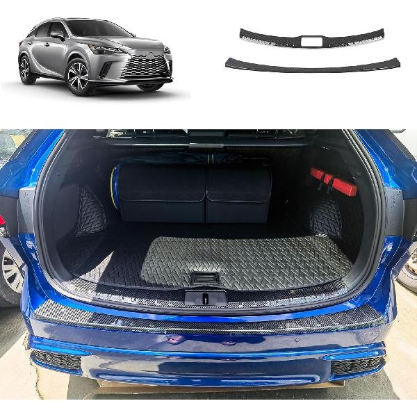 Защитная накладка на задний бампер Совместимо с Lexus New RX RX350 RX350h RX500h F Sport 2023 2024 2025 2026 Внешние накладки на порог задней двери Автомобиль Outer