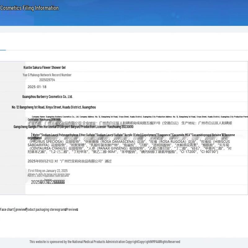 Kustie Rose & Cherry Blossom Petal Shower Gel Twin Pack