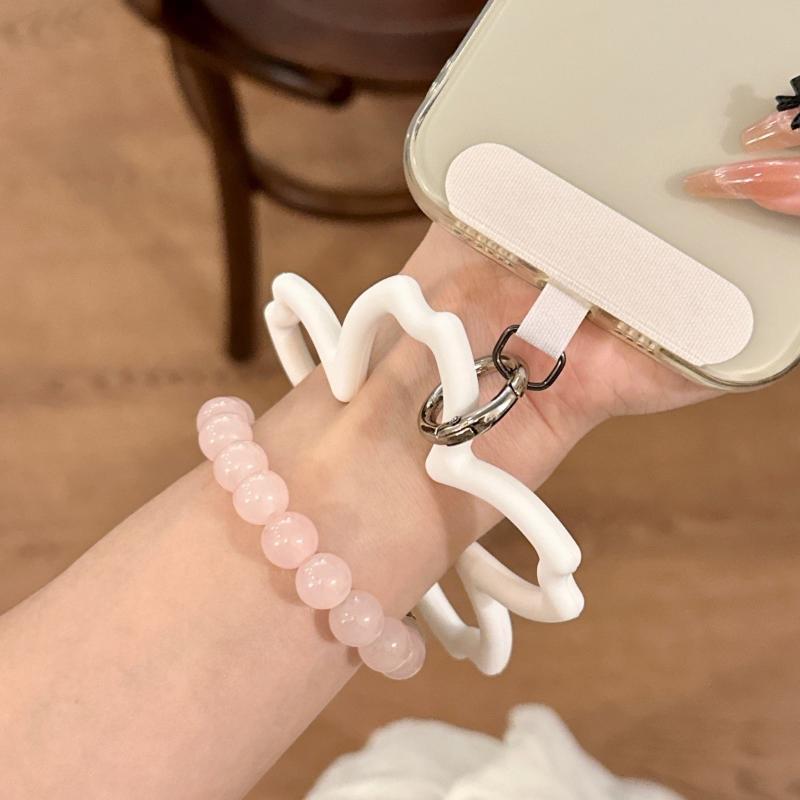 13 Colors Cherry Blossom Flower Mobile Phone Lanyard Strap Soft Silicone Small Pendant Decoration Gift For