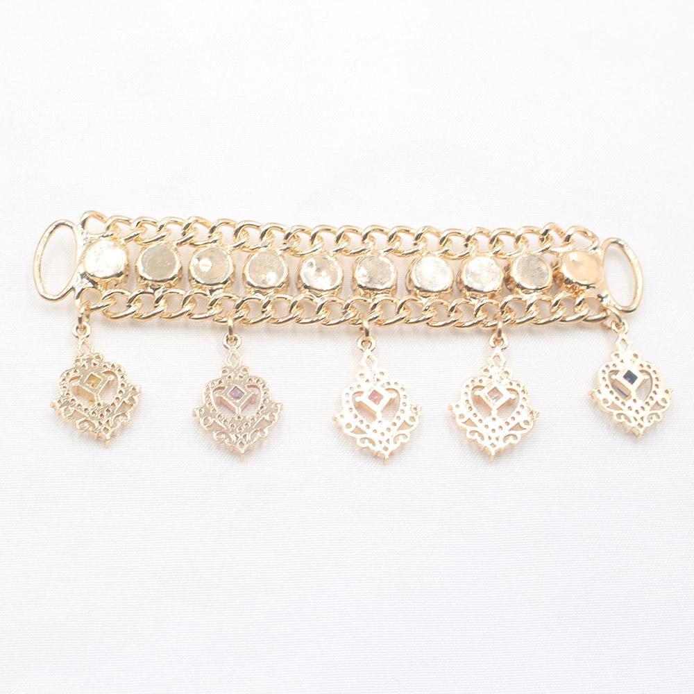 New 1 Piece 105mm Alloy Rhinestone Hanging Accessory Sexy Bikini Connector/luggage Shiny Clothing Wedding Decoration Accessory