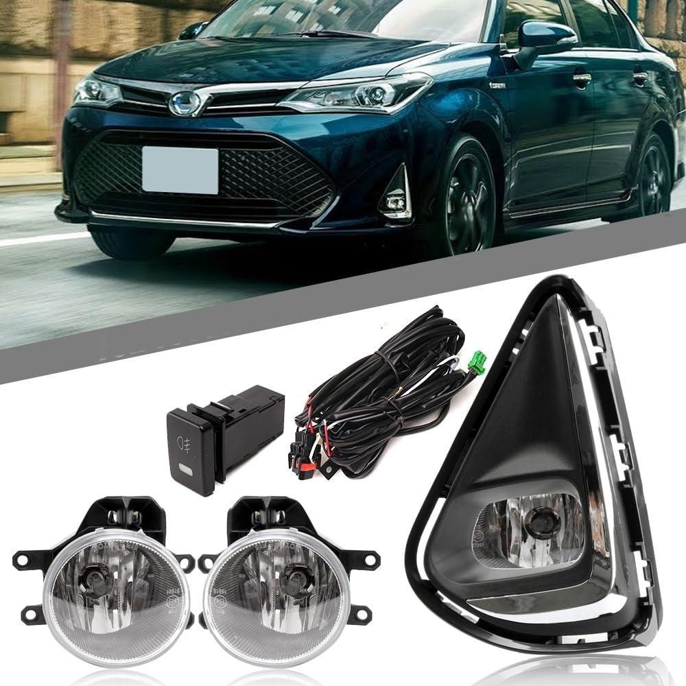 For Toyota Corolla AXIO 2018 2019 2020 Front LED Fog Light Assembly Conversion LED Fog Lights Daytime Running Lights 4300K