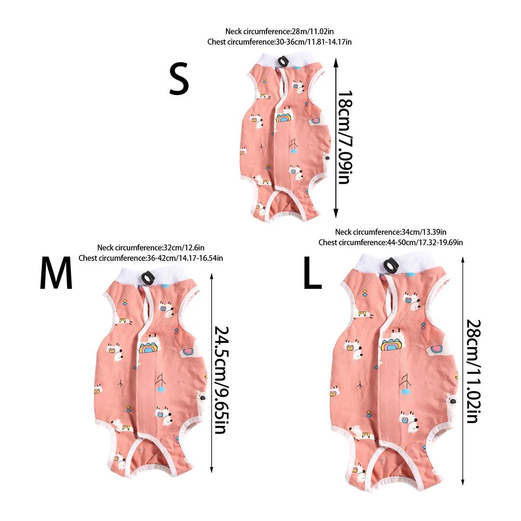 Lovely Cat Recovery Bodysuit After Surgery Castration Cat Surgery Recovery Suit for Wound Healing Post Surgery Care Suit