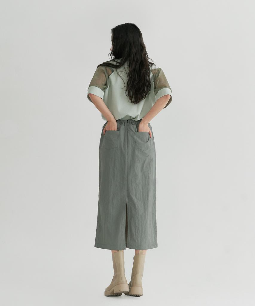 Peulleio Rib T-Shirt _ Light-Green
