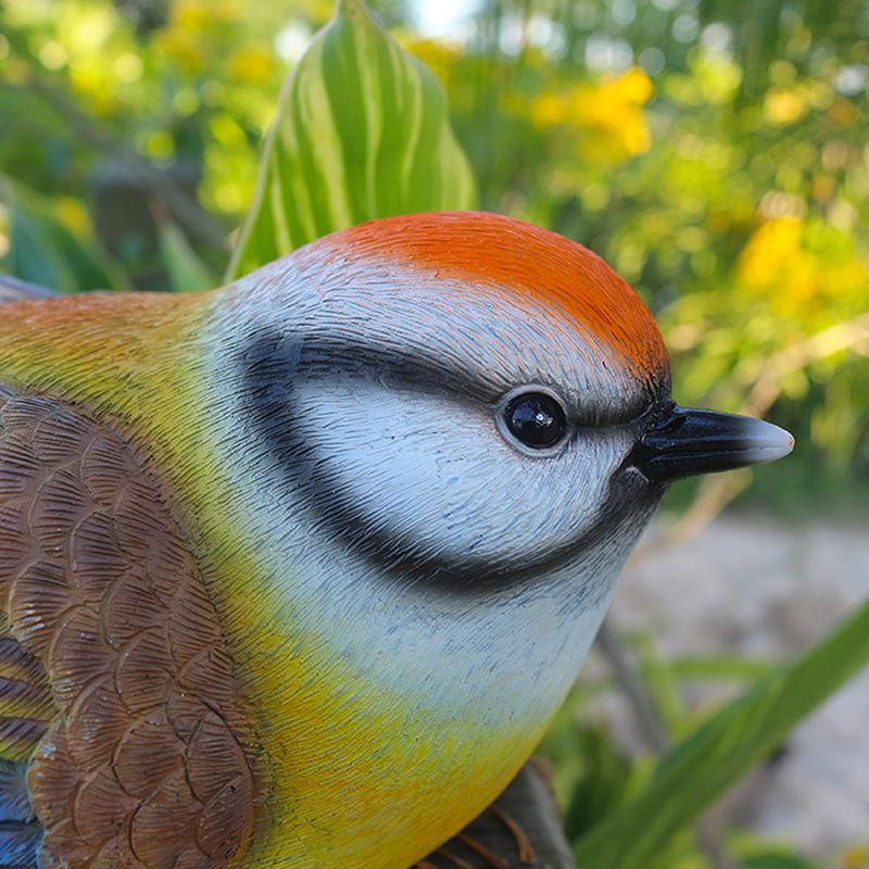 Cartoon-Simulation Vogeldekoration Außenbereich Garten Hof Landschaftsverzierung