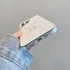 Color Silver Suitable for Apple 13 Wow Transparent Mobile Phone Case Iphone 15 Personality Text 14 Matte Protective Cover