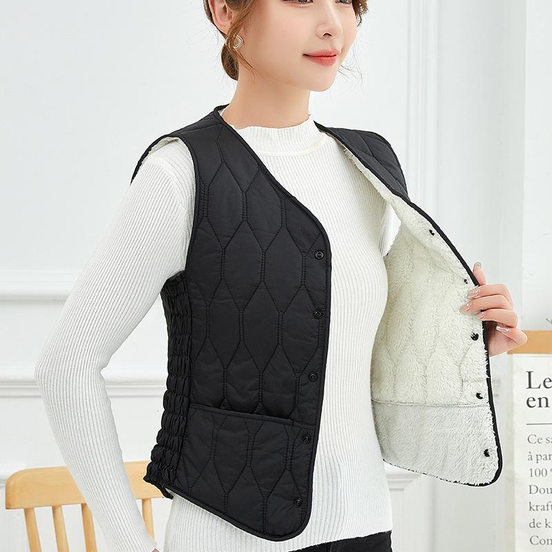 

Women s Warm Lined Jacket, Winter Clothing Women s Winter Vest, Ladies Autumn Winter Warm Vest L