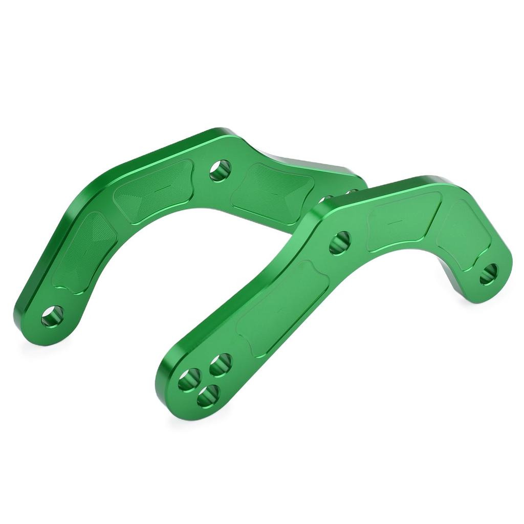LEDISHUN Motorcycle Lowering Kit for Kawasaki ZX-25R (2020-2023) ZX-4R ZX-4RR (2023+) - Rear Lowering Link Rods (Green) for Improved Ground Reach