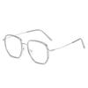 0 -0.5 -1.0 To -6.0 Metal Polygon Student Nearsighted Glasses Unisex Vintage Black Gold Frame Short-sight Prescription Eyewear