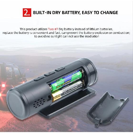 E-ACE 4 Sensors TPMS Removable Battery Wireless Intelligent Sensing Tire Pressure Monitor System Safety Alarm LCD Display