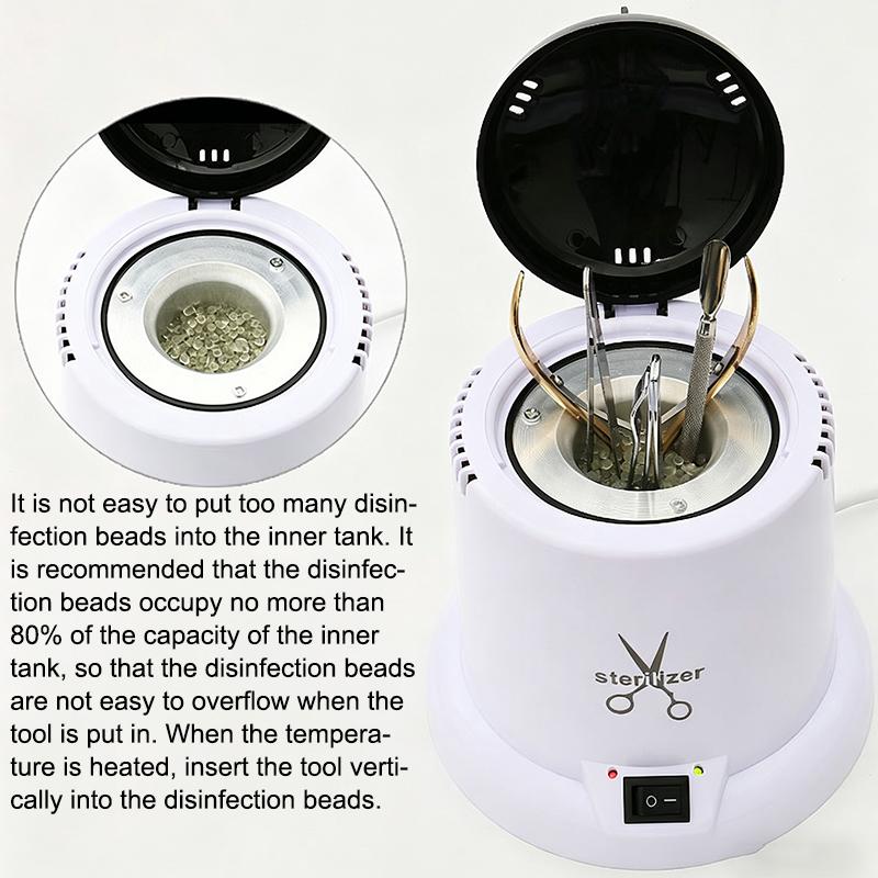 Manicure Nail Tool Sterilizer 1pcs High Temperature Disinfectant Cleaner Pot Professional Salon Spa Hygiene Machine