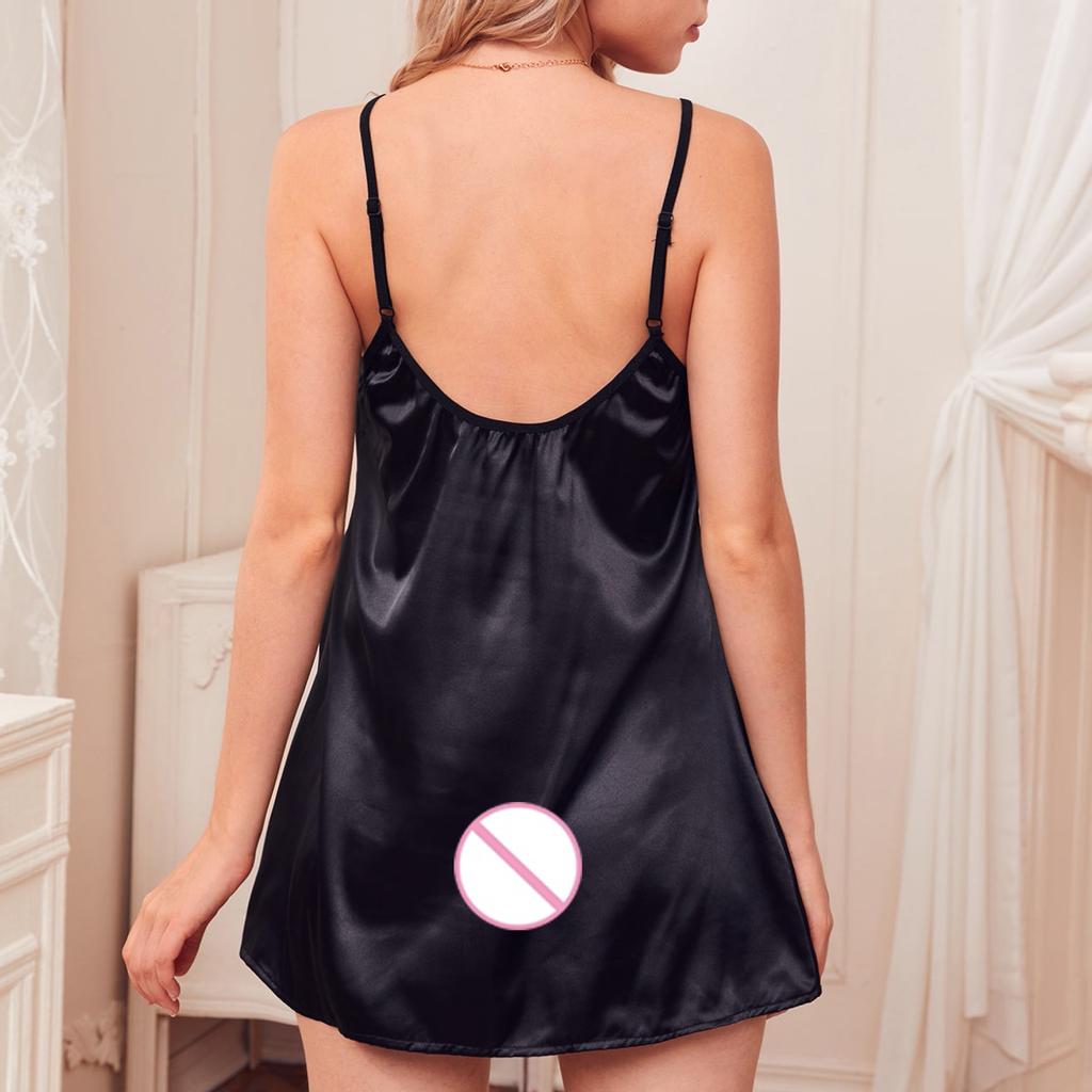 Satin Slip Dress for Women Adjustable Straps Lightweight Nightwear Soft Fabric Comfortable Fit Sleepwear Lingerie