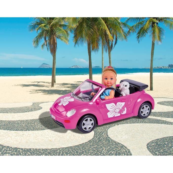 Puppe Evi Love Käfer - SIMBA - Mini-Puppe mit Cabrio - Zubehör inklusive