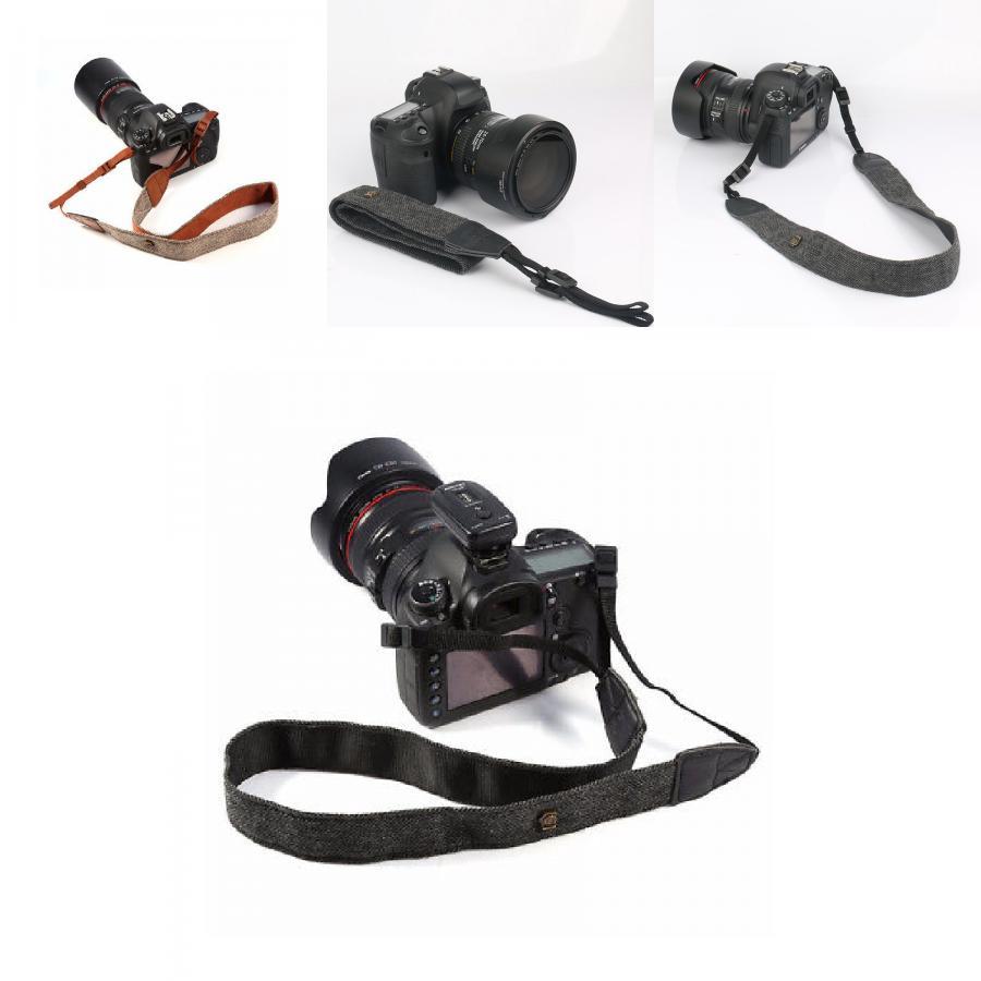 Camera Cotton Shoulder Strap For Micro Four Thirds Cameras With Retro Style And Stress Relief