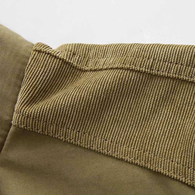 Spring and Autumn Cotton Thin Jacket Middle-aged and Elderly Men's Jacket New Casual Jacket