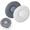 2pcs Fine Filter Hair Catcher Stopper Round Shape Floor Drain Cover Strainer  Kitchen