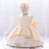 Children's Princess Formal Flower Girl Dress with Bow