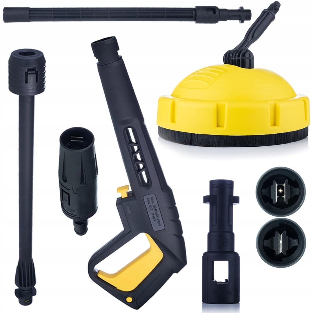 

Rosfix Zestaw do Myjki Kärcher K2–K7 – Pistolet z Lancą Vario + Szczotka T-Racer | System Bayonet | Kompatybilność z K2–K7