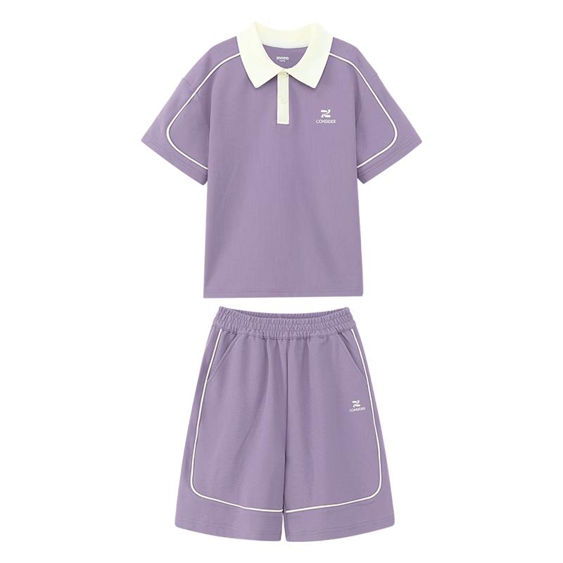 Zuoxi Boys  Refreshing Polo Short Sleeve Set 150