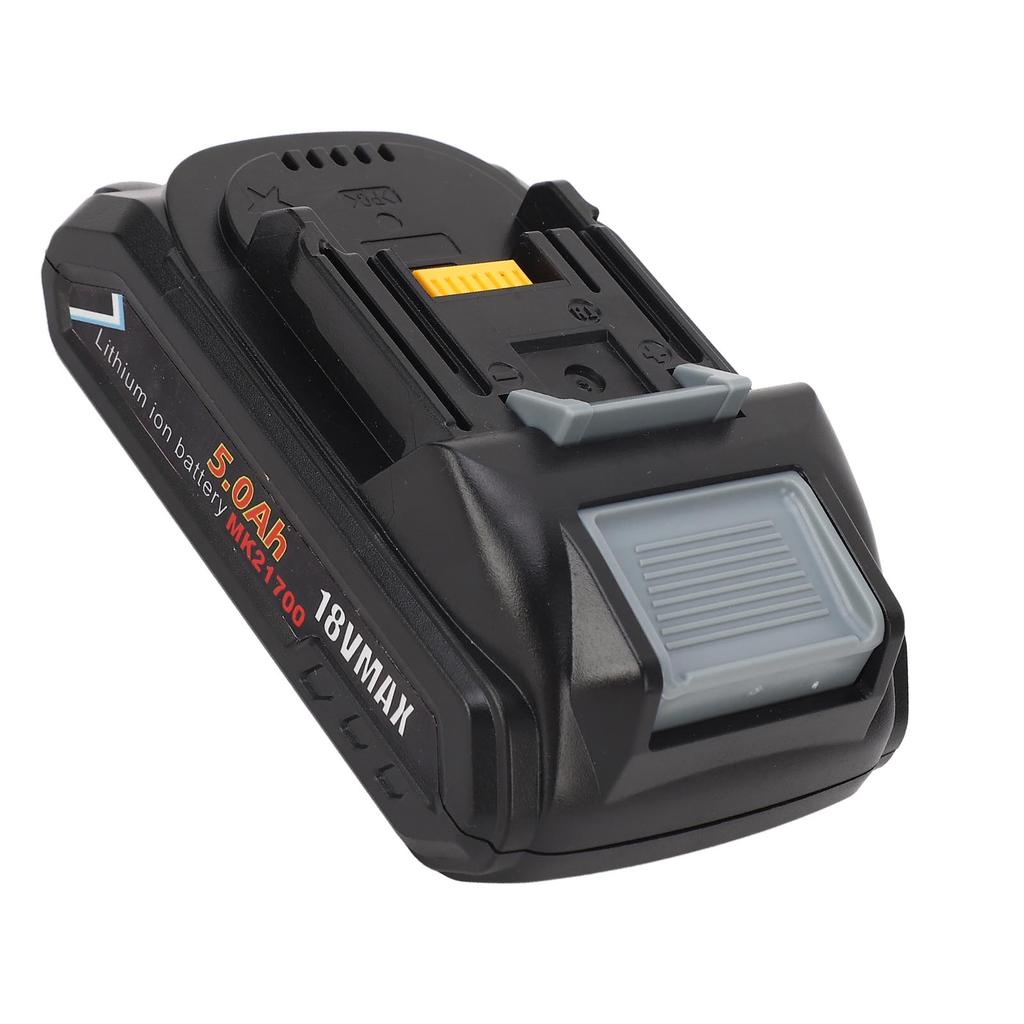 5.0Ah Electric Tool Battery Replacement with Power Display Suitable 18V Power Tool Battery for