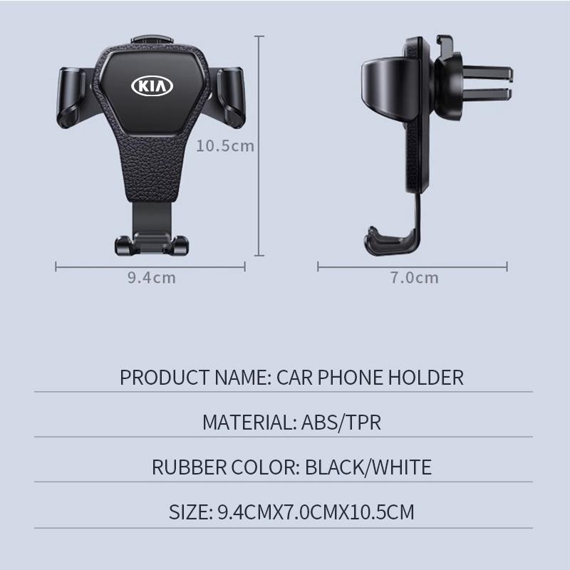 Car Phone Holder Car Air Vent Clip Mount Mobile Cell Phone Stand For Kia Cerato