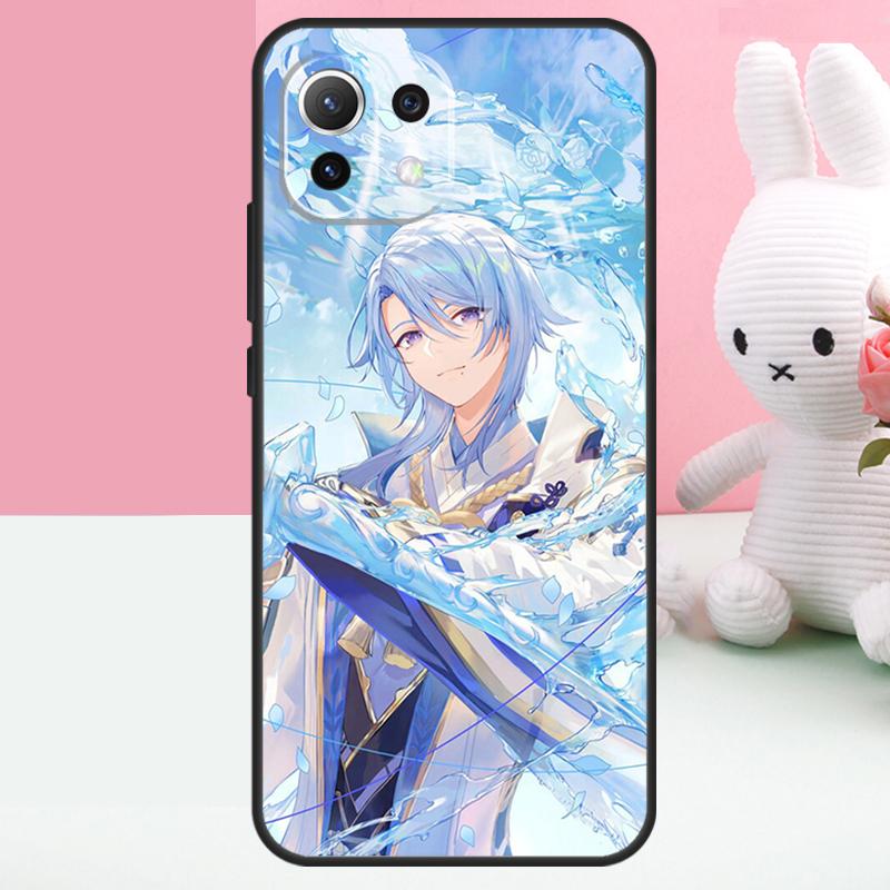 Genshin Impact Kamisato Ayato Case For Xiaomi 17 Pro Max 14 15 Ultra 13T 14T 15T POCO X7 Pro X5 X6 F5 F6 F7 F8 Ultra Funda