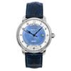 Friedrichshafen Blue Leather Strap Blue Dial Automatic 85623 Men's Watch