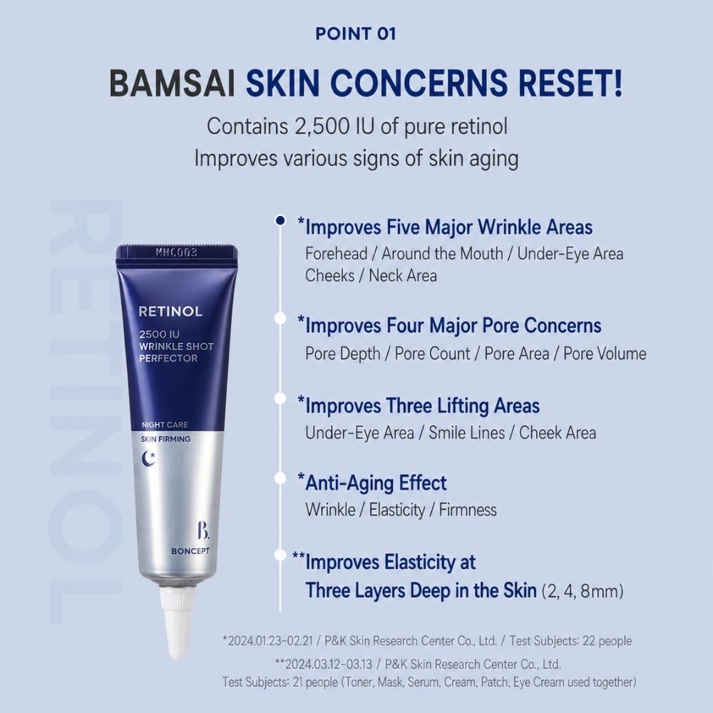 BONCEPT Retinol 2500 IE Falten-Korrektor 15 ml / 0,50 fl oz. Unze