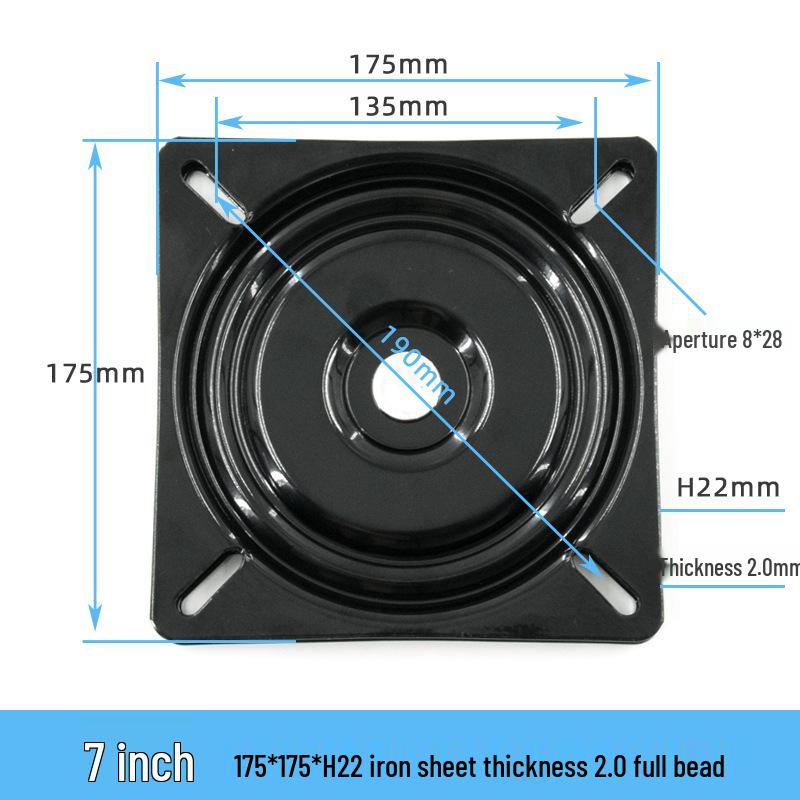 Enhanced Universal Iron Turntable Bearing for Furniture and Chairs