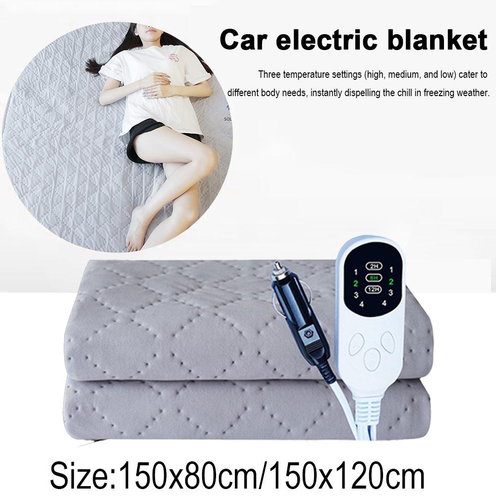 12V Car Heating Blanket Auto Sleeper Warm Heater For Camping Trucks Off-Road Vehicles Heated Blanket Seats Heater Warm Heat Pad