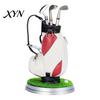 Desktop Pen Holder Men Golf Set, Mini Bag Desk Organizer with 3 Practical Office Supplies Club Pens, Novelty Decor for Men, Business Gift Set