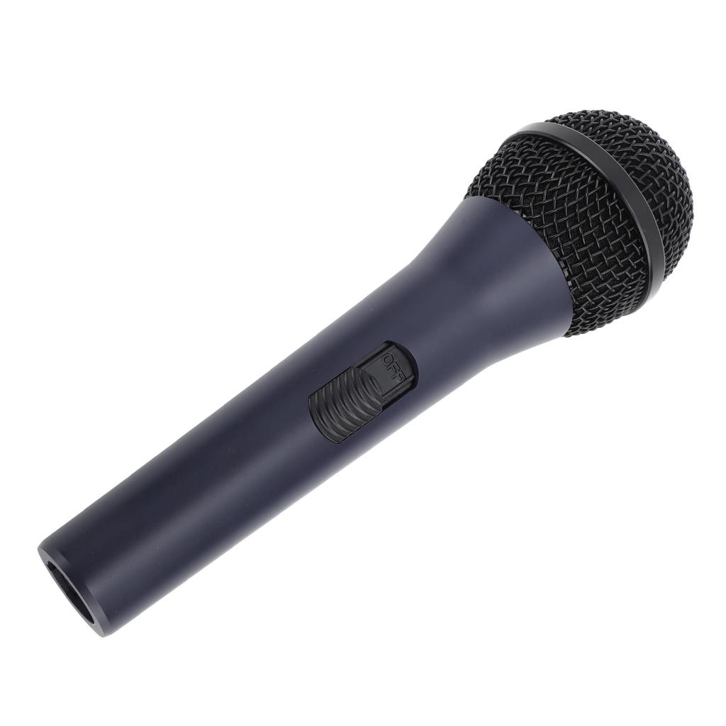 Wired Microphone Metal Mesh Balanced Output Ergonomic Grip Dynamic Vocal Mic for Karaoke Outdoor Singing