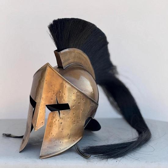 Spartan Helmet for Role Play King Leonidas Helmet 300 Movie Great Spartan Warrior Helmet