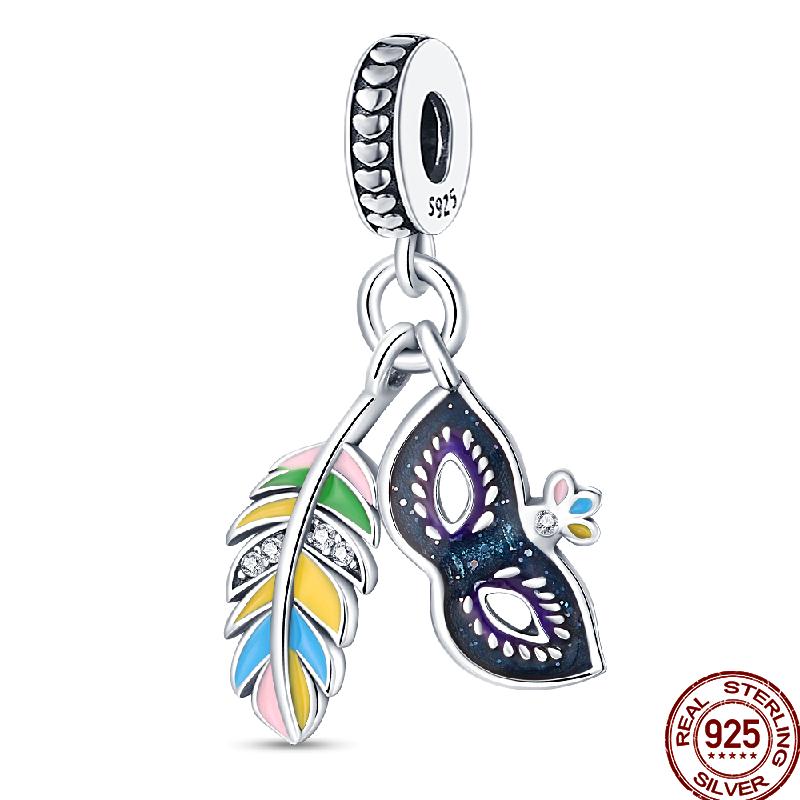 New Copper Music Note Earphones Beaded Beads Suitable For 3Mm Original Bracelet Diy Jewelry Gift