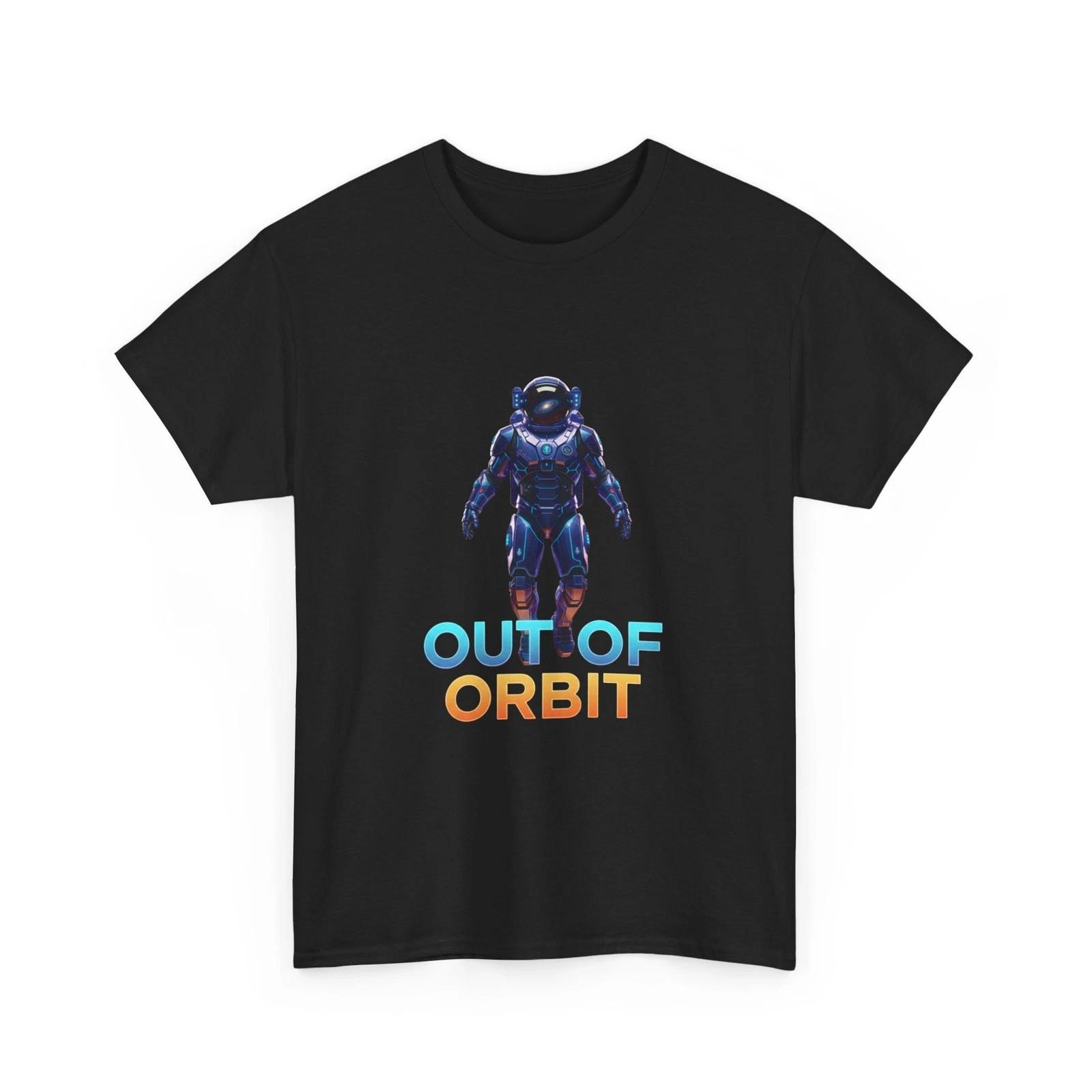 Astronaut T-Shirt | Space Graphic Shirt, Out of Orbit Cotton T-Shirt, Unisex Tee M