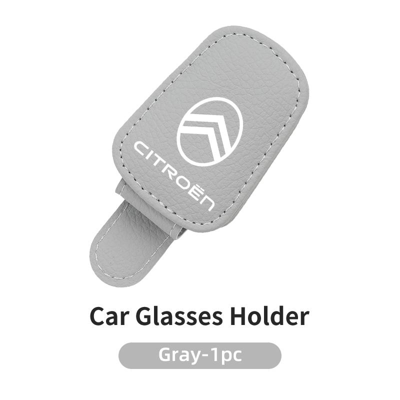 

Car Logo Visor Glasses Holder Sunglasses Clip For Citroen C4 C3 C5 C1 C2 Celysee Berlingo Cactus Picasso Aircross Saxo Grand