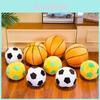 Plush Soccer Ball Toy With Soft Short Pile Fabric For Kids And Home Decor