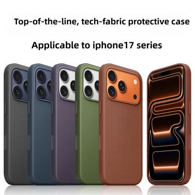 Hochwertige Originaltechnologie Gewebte Hülle Für IPhone 17 16 15 14 13 Pro Max 17 Air Offiziell Für Magsafe Magnetische Schutzhülle
