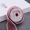 4cm Wide Pearl Fish Tail Yarn Ribbon for DIY Flower and Cake Box Decoration