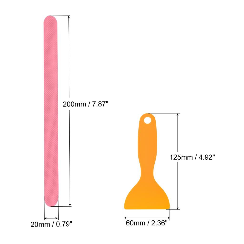 Non Slip Bathtub Stickers, Safety Shower Treads Adhesive Decal Square with Scraper for Stairs Tub Shower