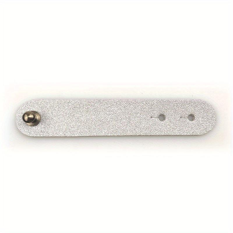 5Pcs Leather Cable Winder Charging Cable USB Cable Bundle Storage Leather Belt Adjustable Hole Buckle Design