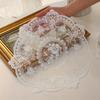 33/40/60cm Europe Retro Style Table Mat Beautiful Pattern Romantic Exquisite Embroidery Lace Coffee Cups Mat Vase Table Lamp Pad